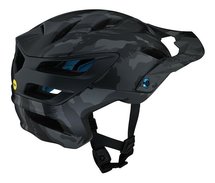 Casco Troy Lee Designs A3 con Mips Brushed Camo Blue